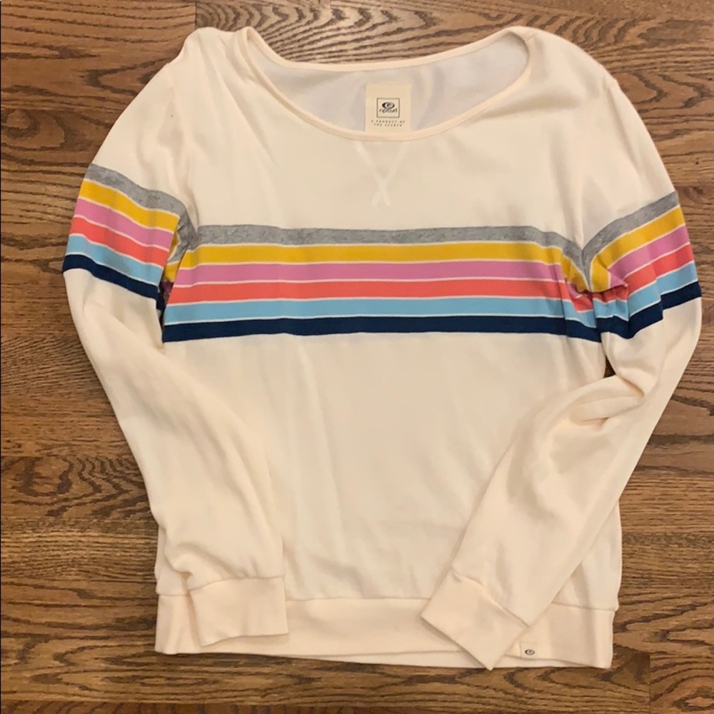 Light weight striped sweater